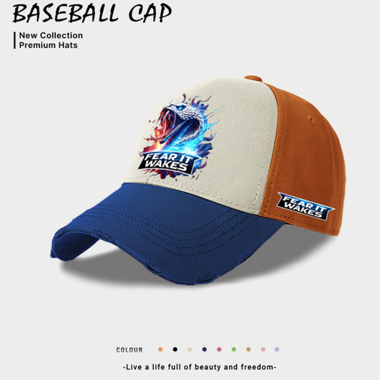 European And American Style Men's Casual Baseball Cap Blue GlamzKart