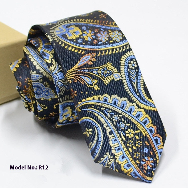 Fashion Exquisite Jacquard Tie Wedding Groom R12 GlamzKart