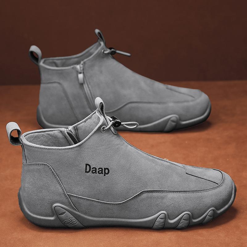 Octopus Labor Protection Outdoor Non-slip Leather Shoes Gray MS73 GlamzKart