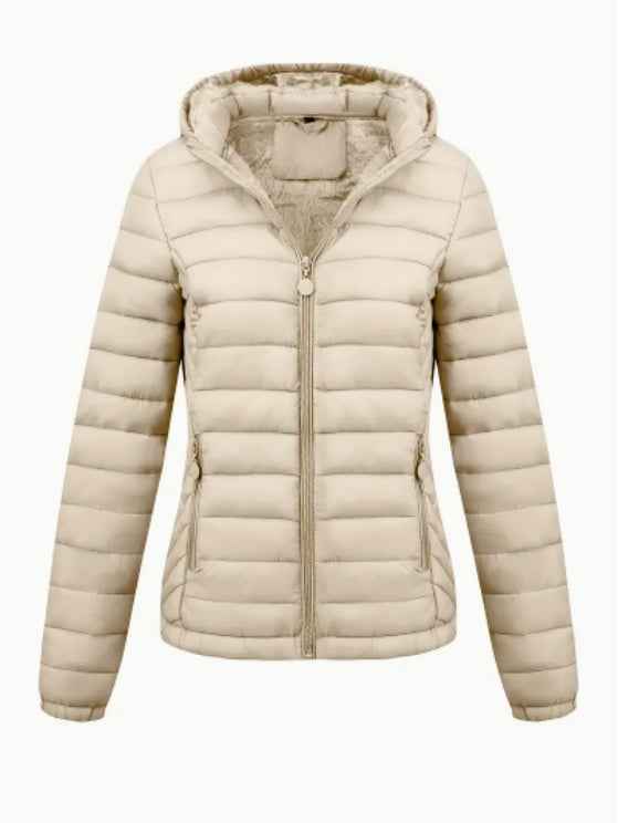 Women's Lightweight Hooded Winter Jacket