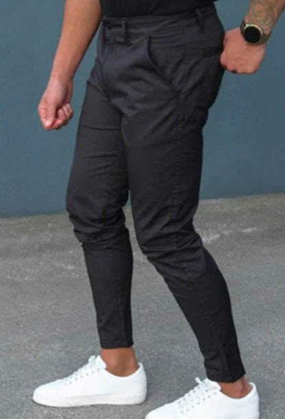 Men's Summer Thin 3D Printed Slim Fit Suit Pants G87P416 GlamzKart