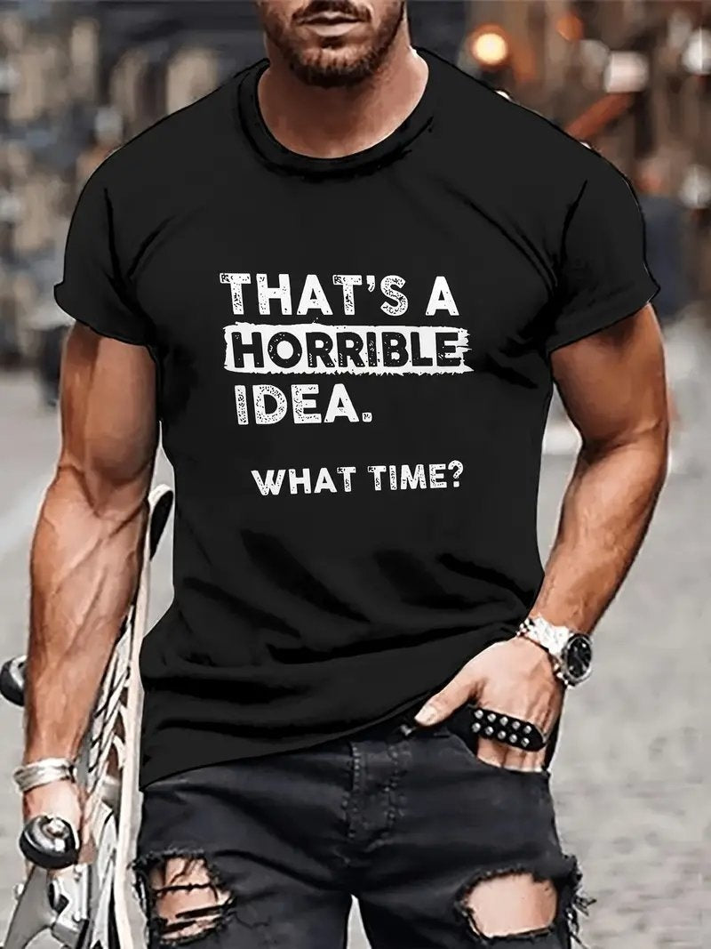 Exercise Casual Men's Clothes Cartoon Anime Round Neck T-shirt ZMYS002 2 GlamzKart