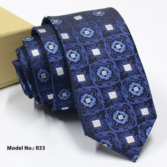 Fashion Exquisite Jacquard Tie Wedding Groom GlamzKart