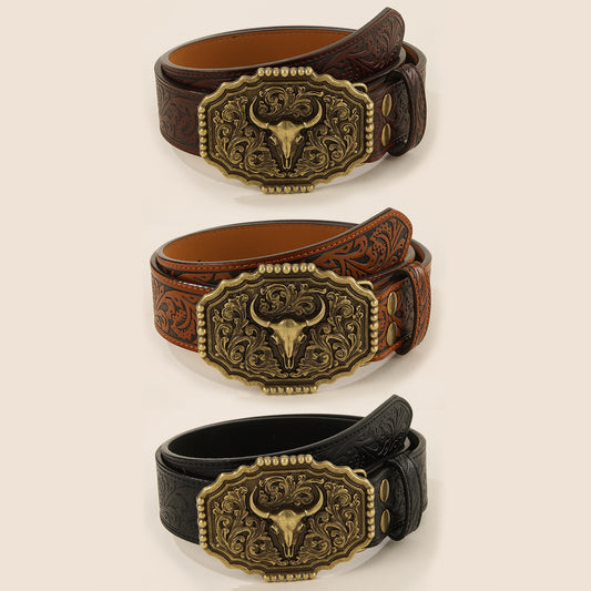 Fashion Personality Western Denim Style Belt GlamzKart