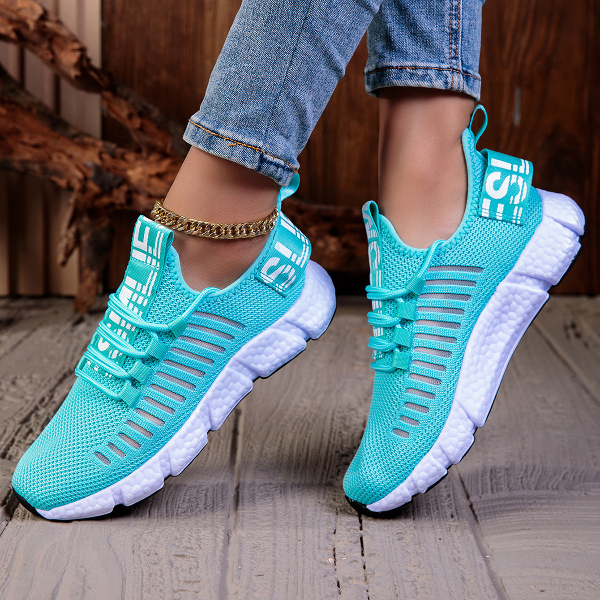 Couple's Breathable Casual Sneaker Hollow Running 55 May Color GlamzKart