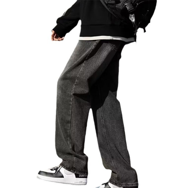 Men's Spring American Smoky Black Jeans GlamzKart