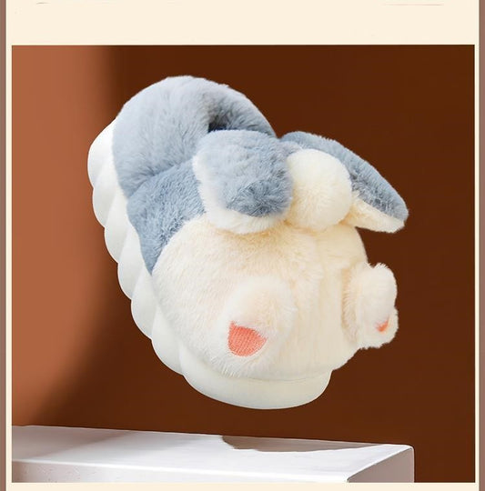 Women In Cotton Slippers With Wrapped Heels Are Cute In Winter GlamzKart