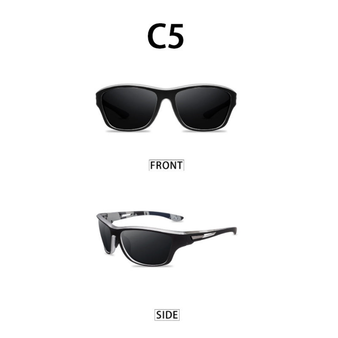 Sunglasses For Men Polarized Outdoor C5 transparent ash sheet GlamzKart