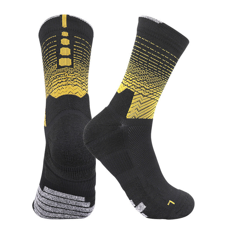 Professional Cycling Socks Running Sports Men Socks Black Adult Style GlamzKart