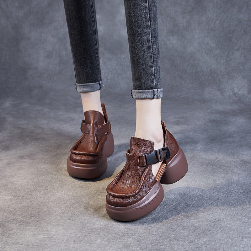 Summer Platform Retro Literary Lady Sandals GlamzKart