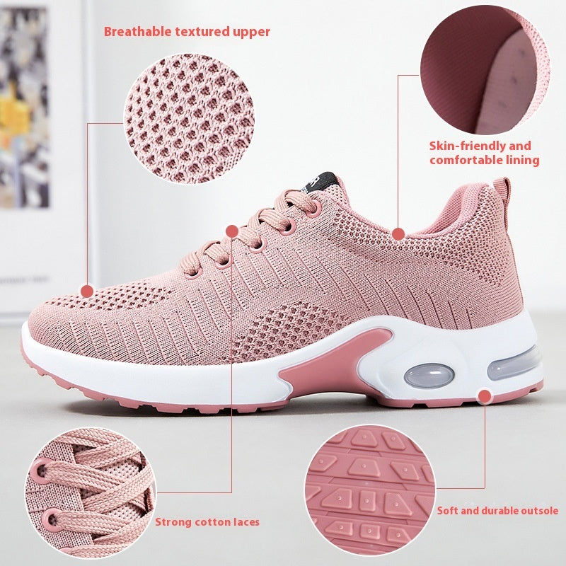 Mesh Air Cushion Shoes Running Shoes Sneaker GlamzKart