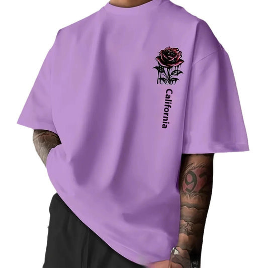Unisex Wear Rose Graphic T-shirt GlamzKart