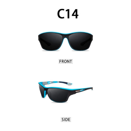 Sunglasses For Men Polarized Outdoor C14 Blue Grey GlamzKart