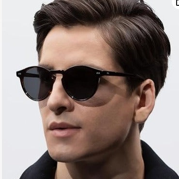 Round Polarized Full Rim Frame Sunglasses GlamzKart