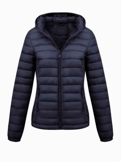 Women's Lightweight Hooded Winter Jacket