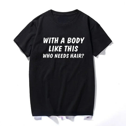 Plus Size Men's Cotton Short-sleeved Summer English Letter Printed T-shirt Top Men GlamzKart
