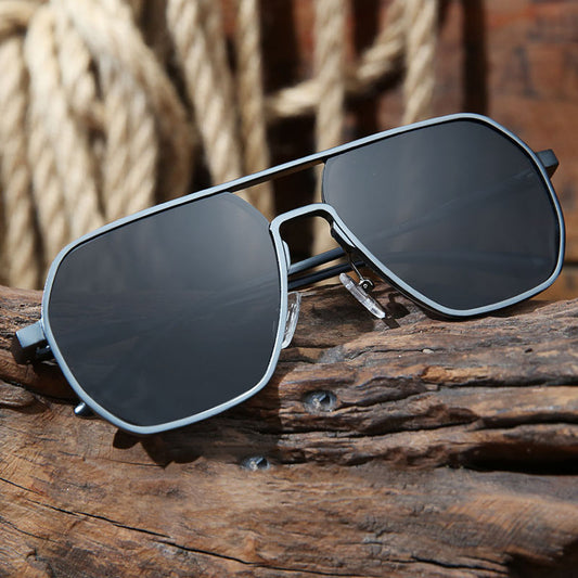 Men's Double Beam Sunglasses UV Protection GlamzKart