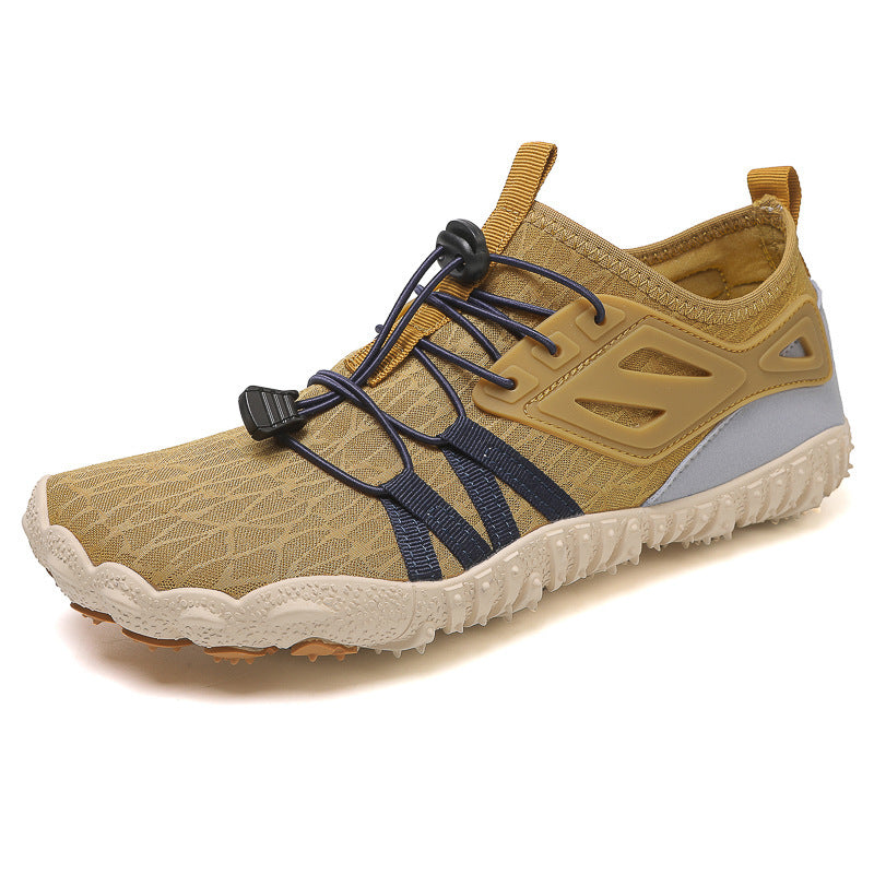 New Thickened Indoor Fitness Shoes Soft Bottom Non-slip Treadmill Shoes DB5901 Brown GlamzKart