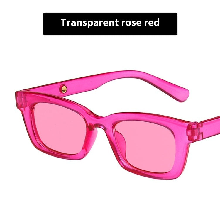 Advanced Ins UV Protection Sun-proof Sun Glasses Picture Transparent Rose GlamzKart