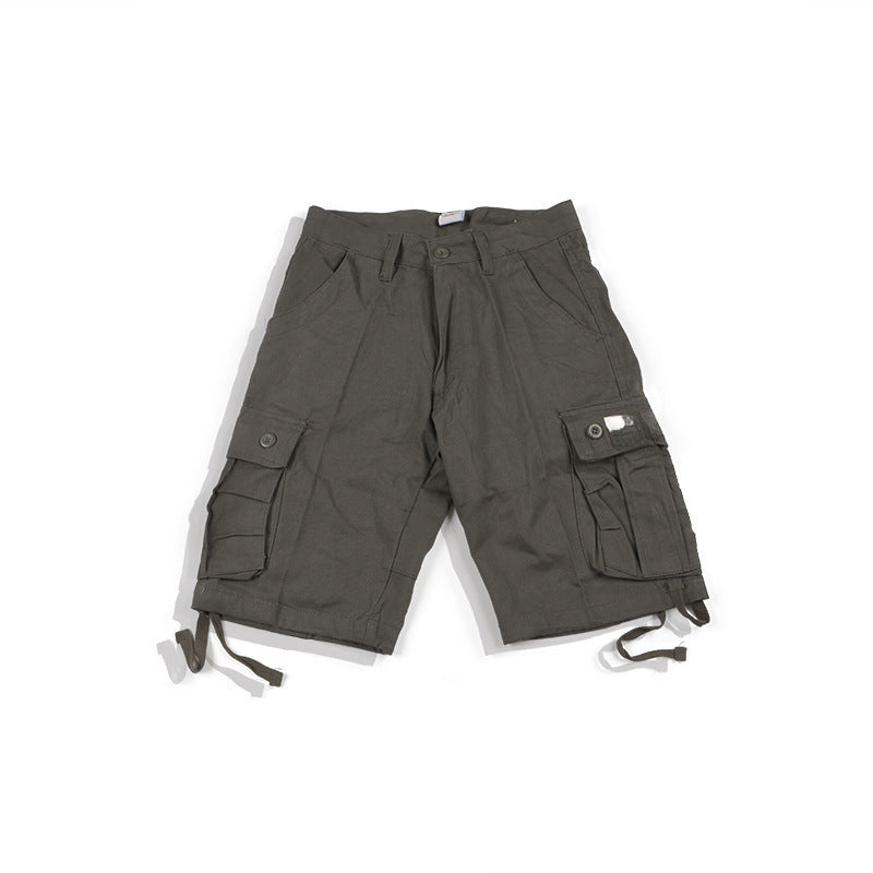 Retro Japanese Trendy Casual Pants Army Green GlamzKart