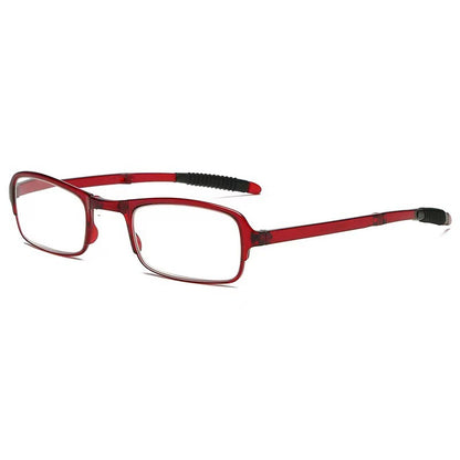 Folding Anti-blue Light Reading Glasses For The Elderly Outdoor Red GlamzKart