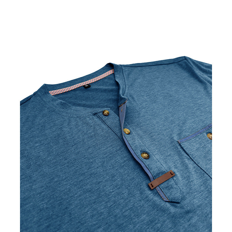 Men's Short-sleeved T-shirt Casual Crew Neck Top GlamzKart