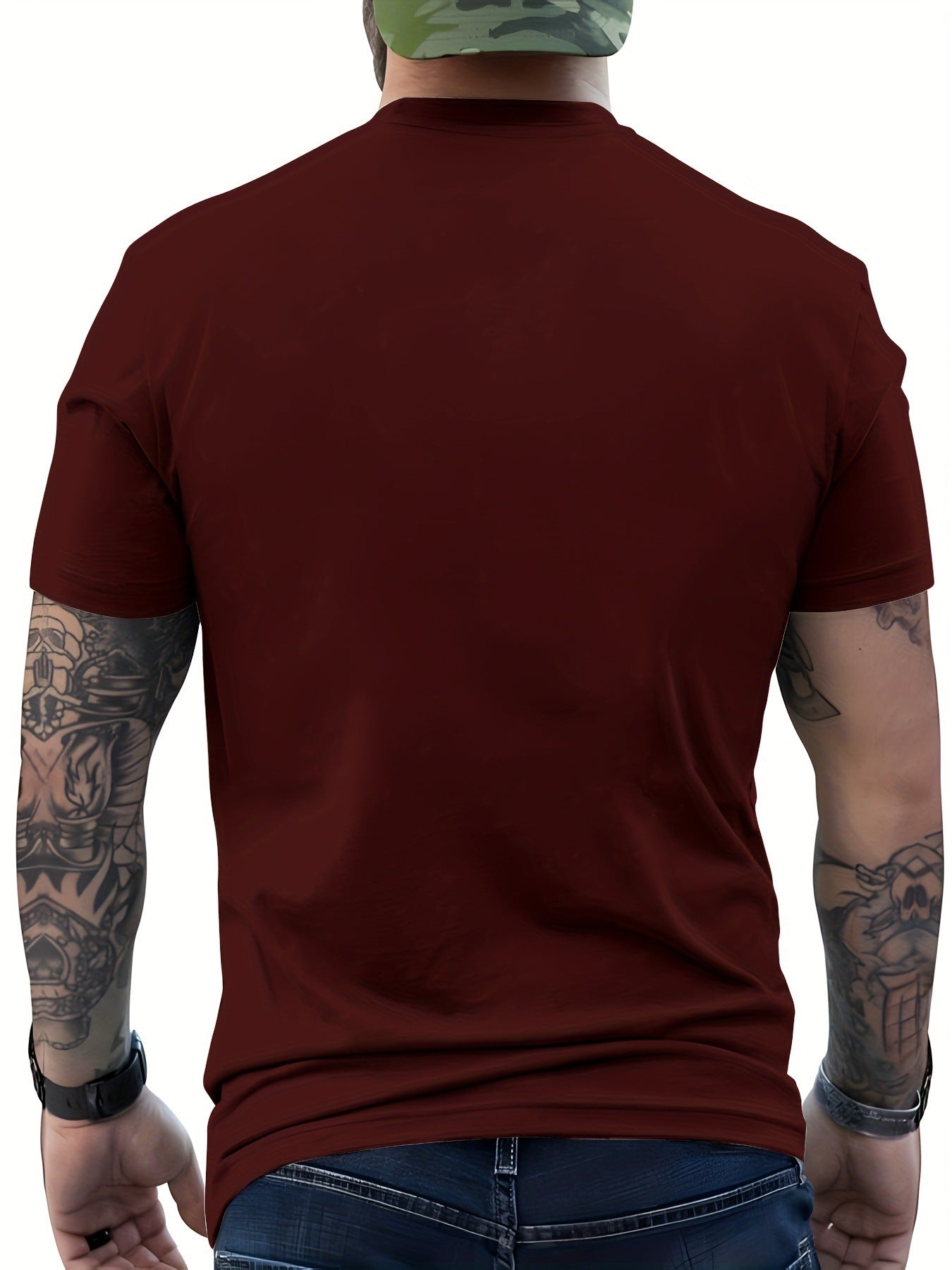 Men's Fashion 3D T-shirt Casual Loose GlamzKart