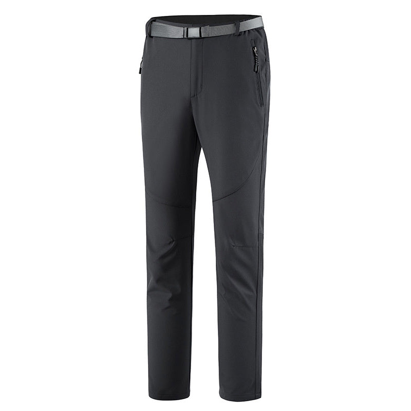 High Elastic Quick-drying Outdoor Climbing Pants Elastic 1923 regular grey GlamzKart