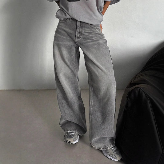 Loose Spring And Autumn Long High Waist Drooping Fashion Fashion Pants GlamzKart