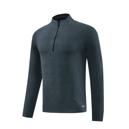 Sun Protection Long Sleeve T-shirt Men's Sports Fitness T-shirt Dark Gray GlamzKart