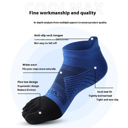 Sports Marathon Toe Socks Men GlamzKart