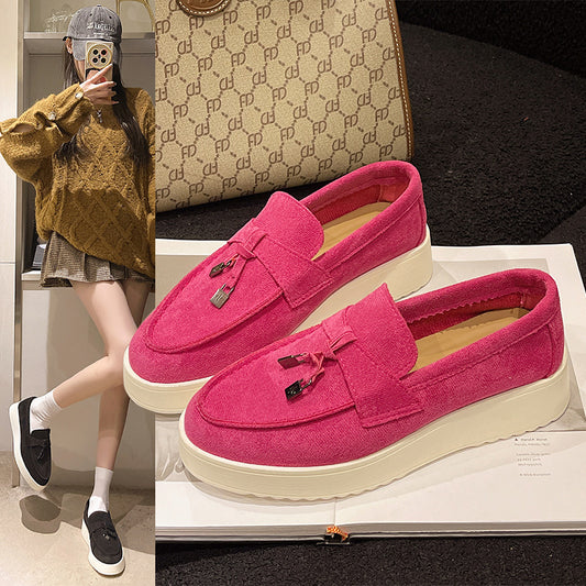 Rubber Platform Peas Oversized Shoes GlamzKart