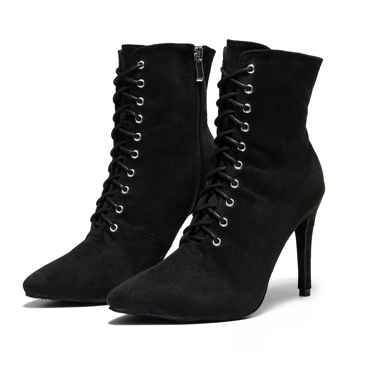 Lace-up Sexy Jazz Special High Heels Short GlamzKart