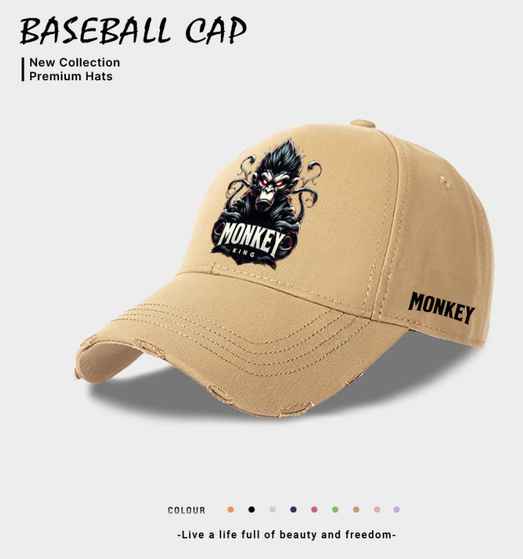 European And American Style Men's Casual Baseball Cap Beige GlamzKart