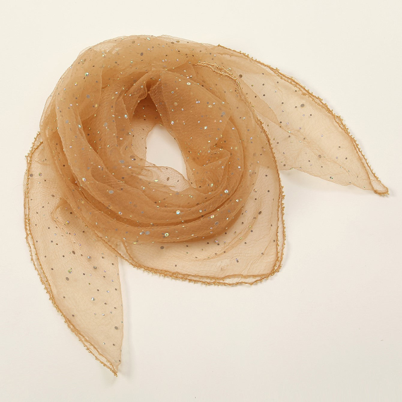 Hot Drilling Temperament Wild Fashion Decorative Silk Scarf GlamzKart