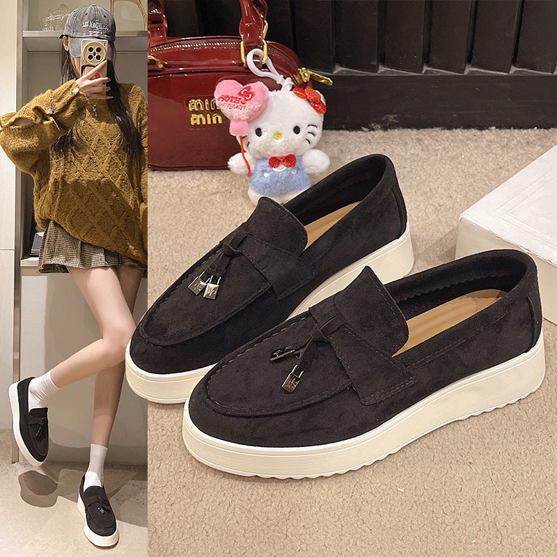 Rubber Platform Peas Oversized Shoes GlamzKart