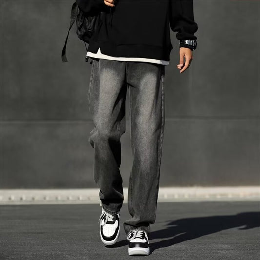 Men's Spring American Smoky Black Jeans GlamzKart