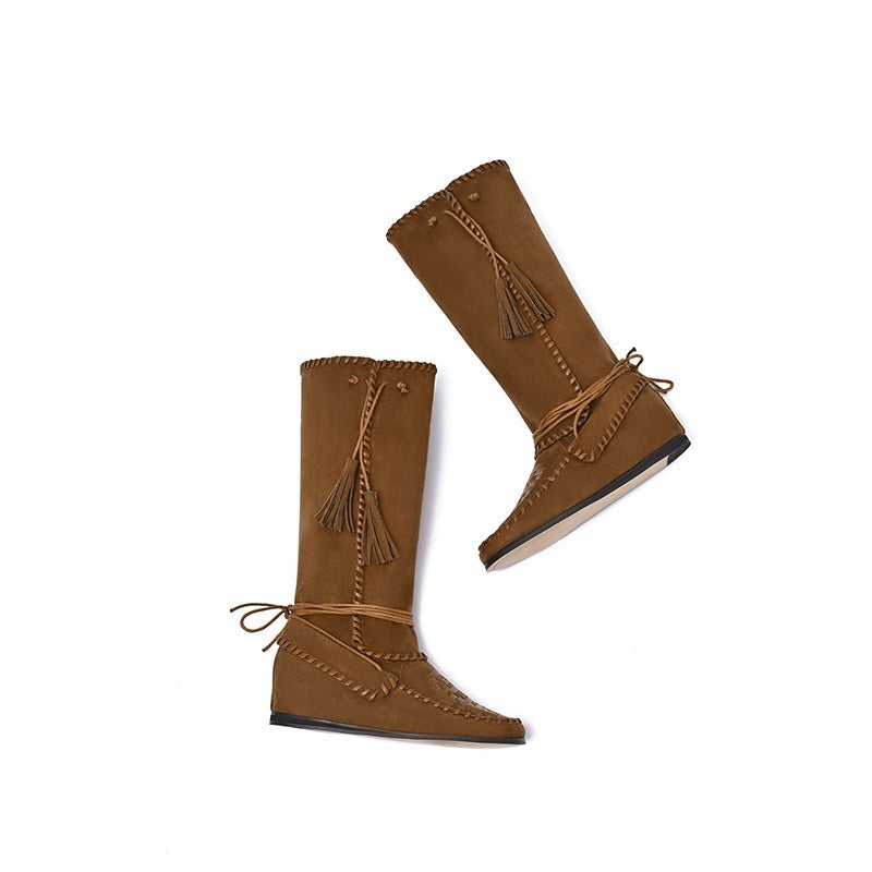 Slimming Sense Of Relaxation Western Cowboy Boot GlamzKart