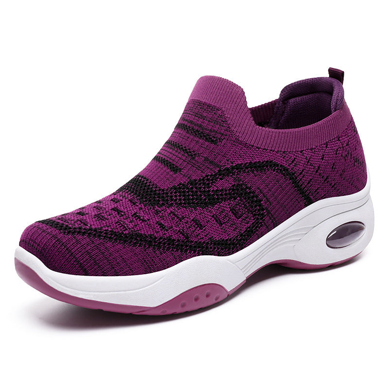 Soft Bottom Breathable Casual Versatile Sneaker Purple GlamzKart