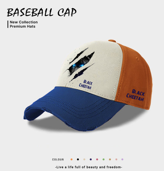 European And American Style Men's Casual Baseball Cap Blue GlamzKart