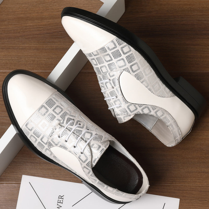Men's Versatile Spring And Autumn Business Leather Shoes GlamzKart