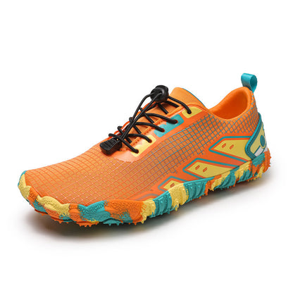 New Thickened Indoor Fitness Shoes Soft Bottom Non-slip Treadmill Shoes DB9925 Orange GlamzKart