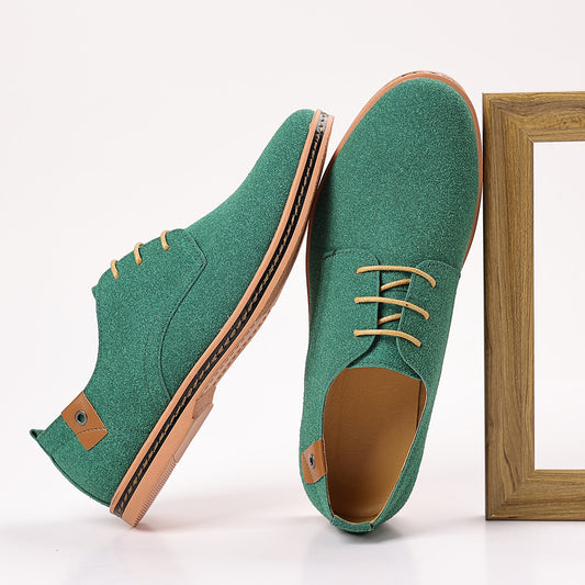Personality Men's Casual Suede Shoes GlamzKart