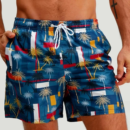 Men's Four Seasons Leisure 3D Printed Beach Shorts Color 16888 GlamzKart