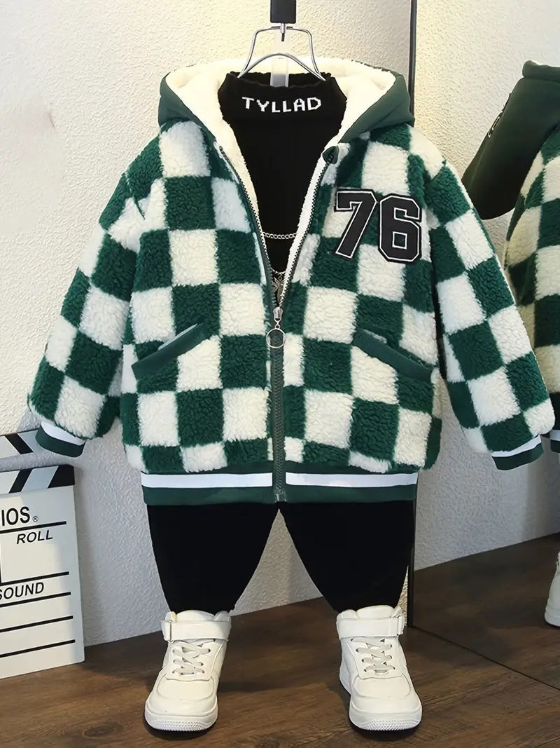 Versatile Fashion Trend Warm Jacket Clothing Green GlamzKart