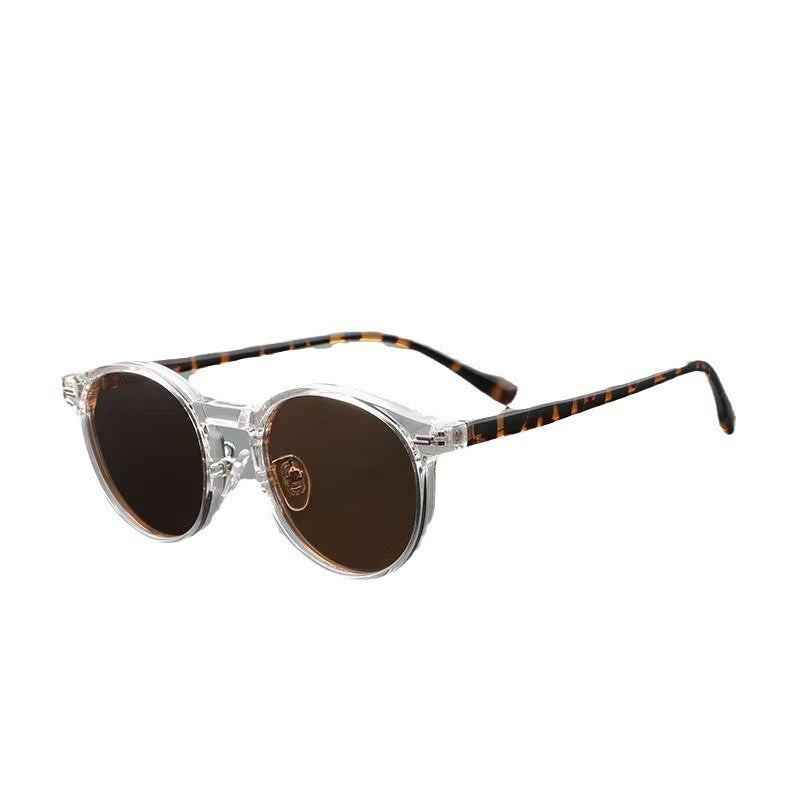 Japanese-style Retro Sunglasses Women's Trendy Round GlamzKart