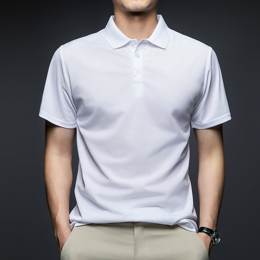 Korean Casual Loose Lapels T-shirt Men GlamzKart