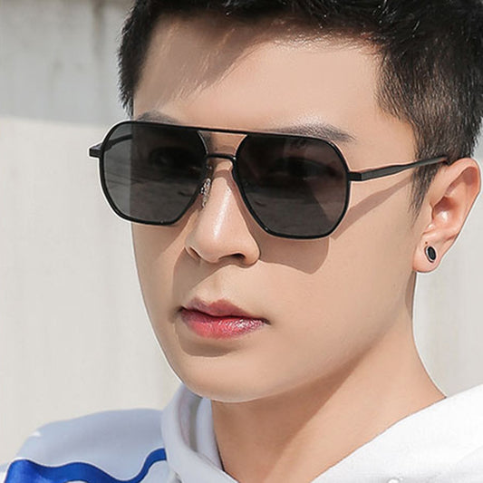 Men's Double Beam Sunglasses UV Protection GlamzKart