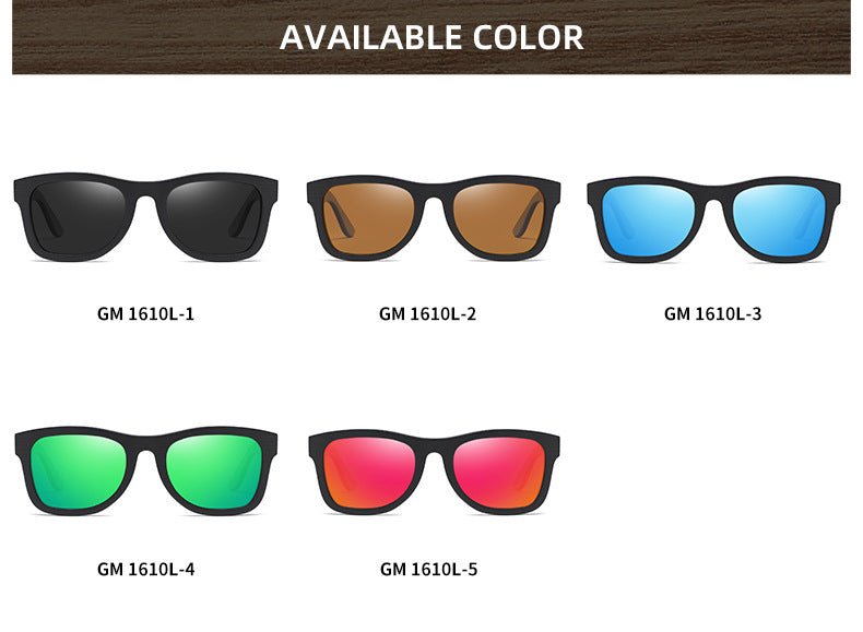 Pattern Leg Spring Hinge Polarized Sun Glasses GlamzKart