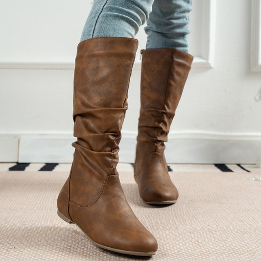 Fashion Middle Women's Western Cowboy Boot GlamzKart